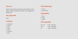 Über Die Pizzeria Napolitano - Kostenlose Zielseite, Vorlage HTML5