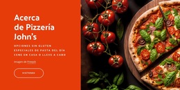 Pizza Personalizada En Nueva York: Plantilla De Sitio Web Premium Para Empresas