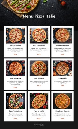 Pizzas Maison Conception De Sites Web