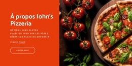 Page De Destination La Plus Créative Pour Pizza Sur Mesure À New York