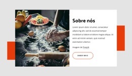 Bootstrap HTML Para Fazemos Nossa Pizza, Massa, Calzone
