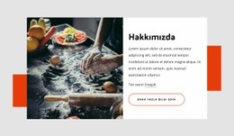 Pizzamızı, Makarnamızı, Calzone'Umuzu Yapıyoruz Için Kullanıma Hazır Web Sitesi Oluşturucu