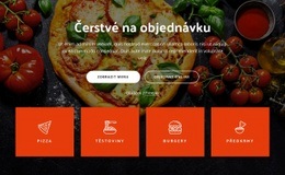 Čerstvé Na Objednávku Šablona Flexbox