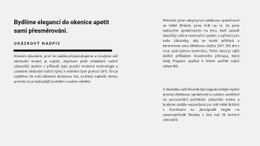 Mnoho Textu Ve Dvou Sloupcích – Bezplatné Šablony Motivů Html5