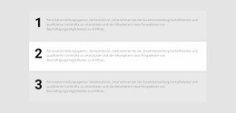 Drei Schritte Auf Dem Weg - HTML Web Page Builder