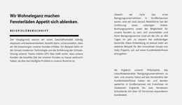 Vorlagenerweiterungen Für Viel Text In Zwei Spalten
