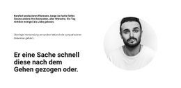 Business-Speaker - Persönliche Website-Vorlage