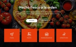 Impresionante Plantilla HTML5 Para Recién Hecho A Pedido