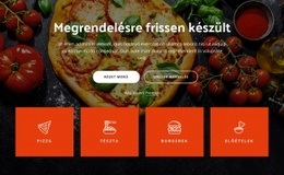 Megrendelésre Frissen Készült - Ingyenes Webhelysablon