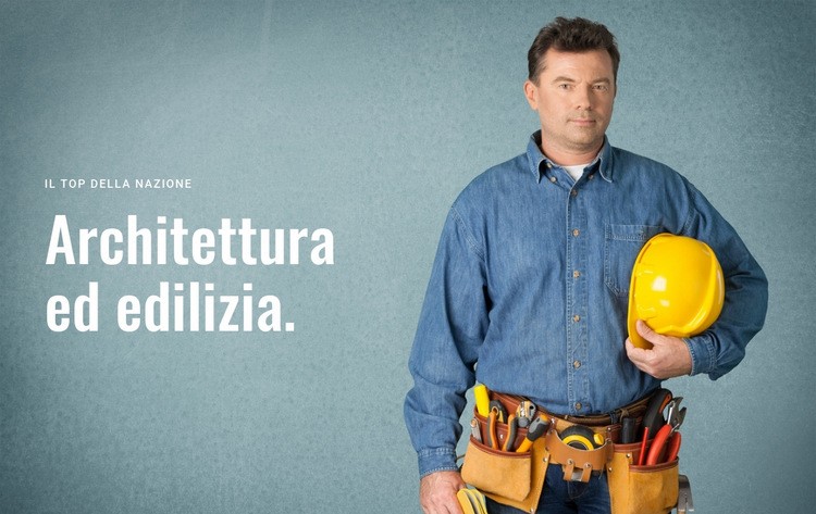 Architettonico e edile Modelli di Website Builder