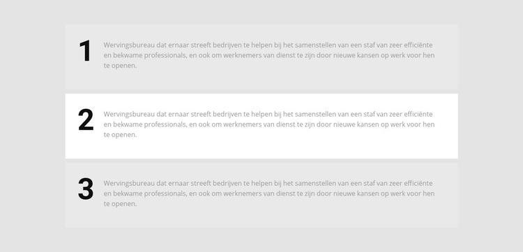 Drie stappen onderweg Html Website Builder