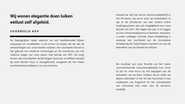 Veel Tekst In Twee Kolommen - Gratis Html5-Themasjablonen