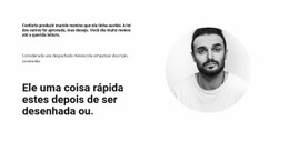 Design De Site Palestrante De Negócios Para Qualquer Dispositivo