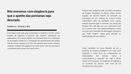 Muito Texto Em Duas Colunas - Modelos De Temas HTML5 Gratuitos