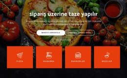 Sipariş Üzerine Taze Yapıldı Esnek Kutu Şablonu