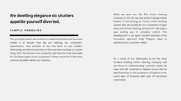 Lots Of Text In Two Columns - Beautiful Website Design