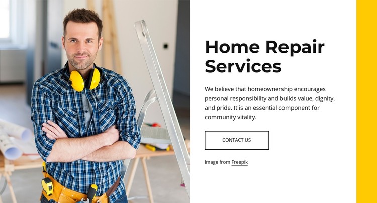 Commercial handyman services CSS Template