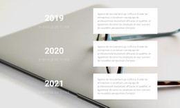Statistiques Par Année Modèle De Mise En Page CSS
