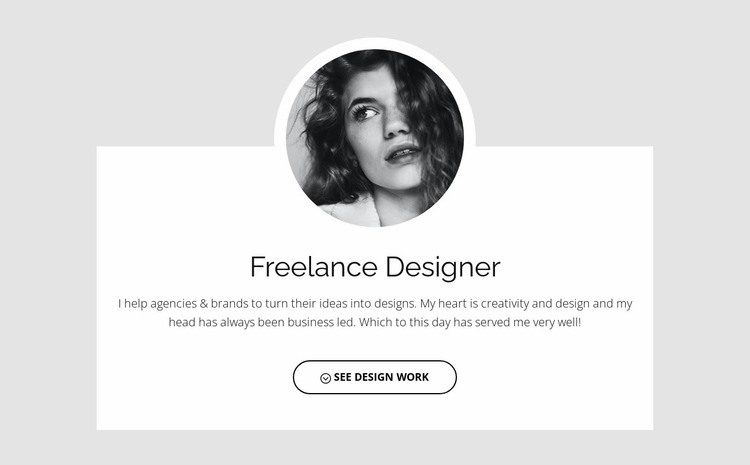 Freelance people Homepage Design