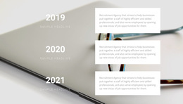 Statistics By Year - Simple HTML5 Template