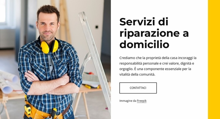 Servizi di tuttofare commerciale Modelli di Website Builder