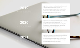 Statistiche Per Anno - Modello Di Pagina Web