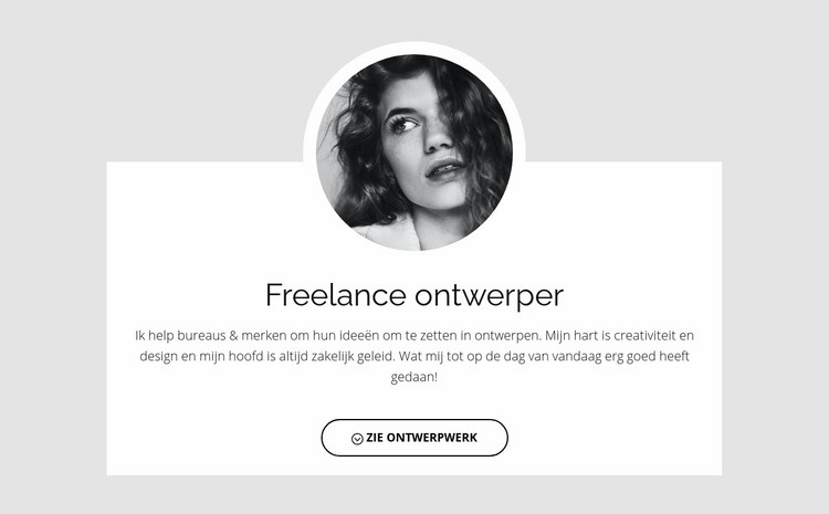 Freelance mensen Bestemmingspagina