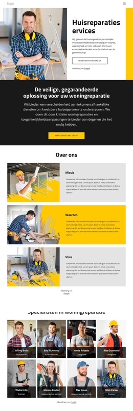 Kwaliteit Klusjesman Service - Eenvoudig WordPress-Thema