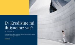 Kolaylıkla Bir Ev Satın Alın Için Harika Tek Sayfalık Şablon