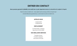 Informations De Contact