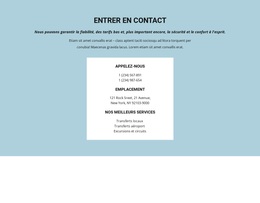 Informations De Contact