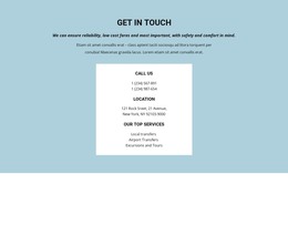 320 Contacts HTML Templates