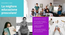 Layout CSS Per Educazione Prescolare