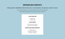 Informações De Contato