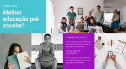 Educação Pré-Escolar - Design De Site Responsivo