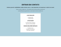 Informações De Contato