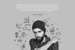 Entre Mil Ideias - Modelo De Design De Site