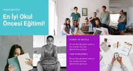 Okul Öncesi Eğitim - HTML Page Creator