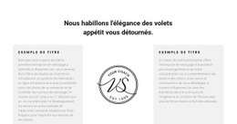 Deux Colonnes De Texte Et Logo