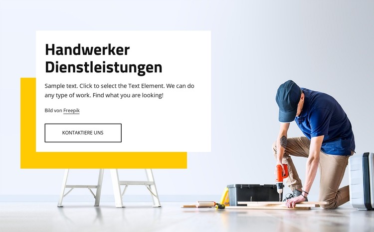 Hausreparaturen und Handwerkerdienste CSS-Vorlage