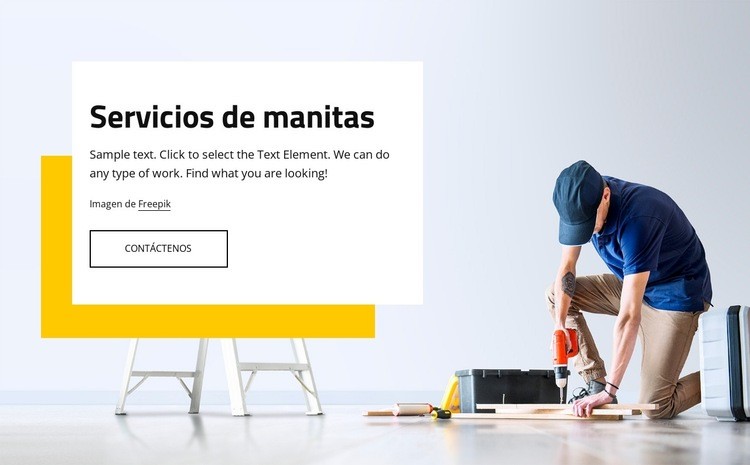 Servicios de reparación y mantenimiento del hogar Plantillas de creación de sitios web