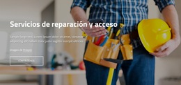 Opciones De Reparación Del Hogar - Plantilla De Sitio Web Gratuita
