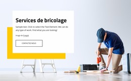Services De Réparation Et De Bricolage À Domicile - Modèle De Site Web Joomla
