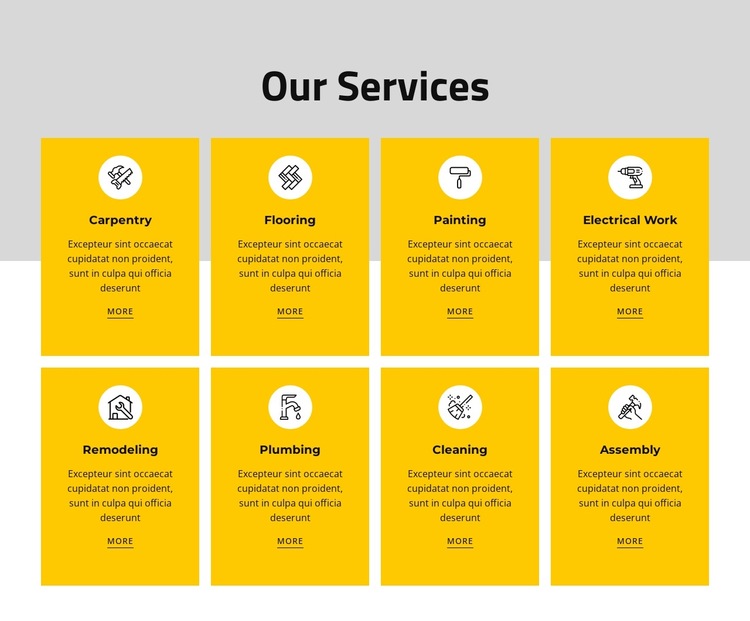 We offer a variety of income-based services HTML5 Template