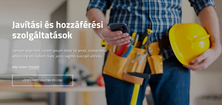 Otthoni javítási lehetőségek Weboldal tervezés