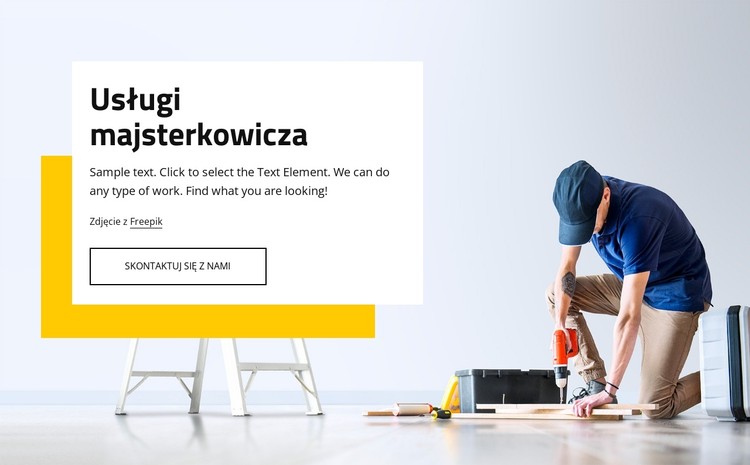 Naprawy domowe i usługi majsterkowiczów Szablon CSS