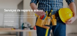 Design De Site Opções De Reparo Doméstico Para Qualquer Dispositivo