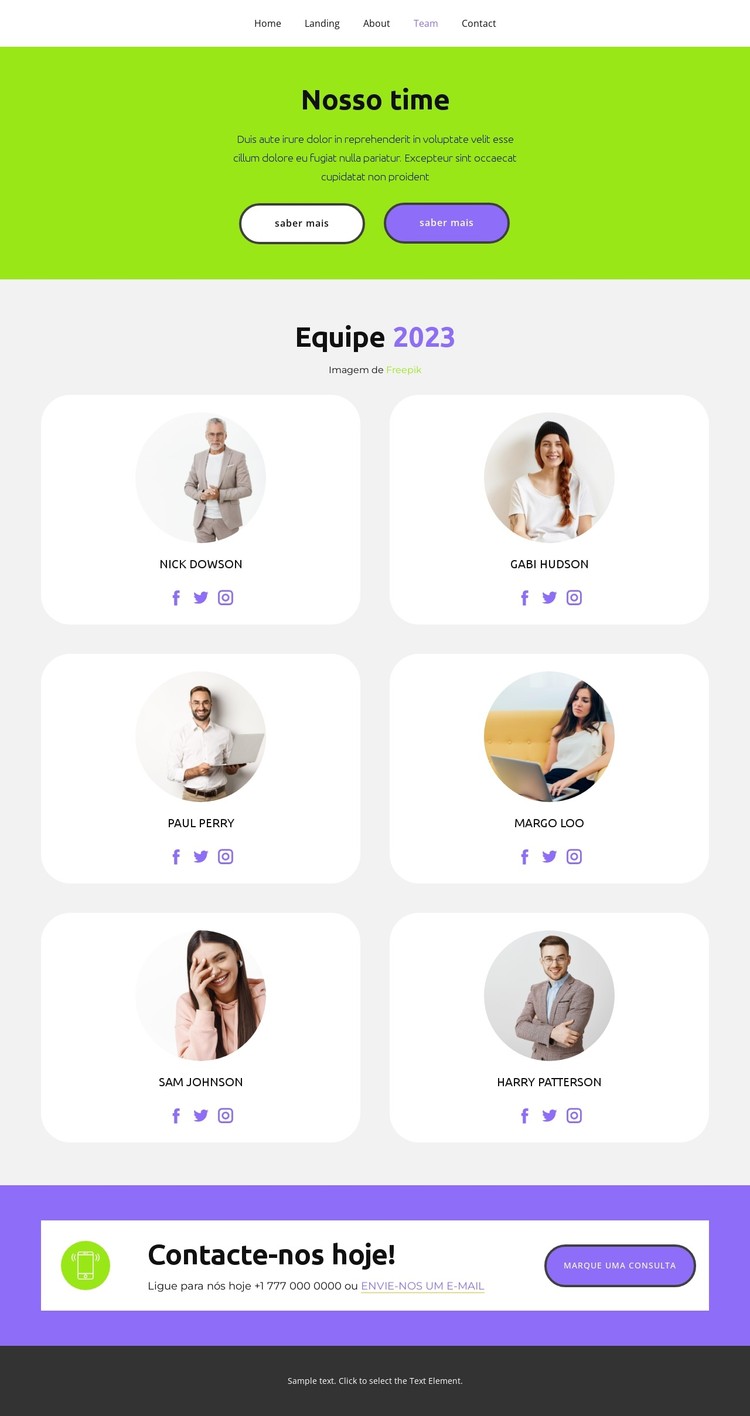 Equipe de Liquidação Template CSS