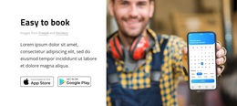 Easy To Book Repair Services Template