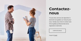 Site HTML Pour Peinture Intérieure